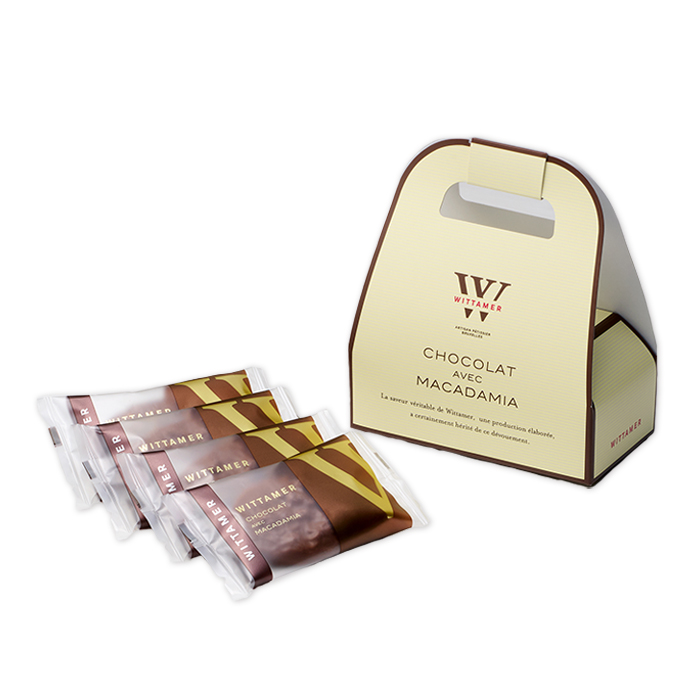 マカダミア・ショコラ（ミルク）[冬季仕様] バッグタイプ 4枚入