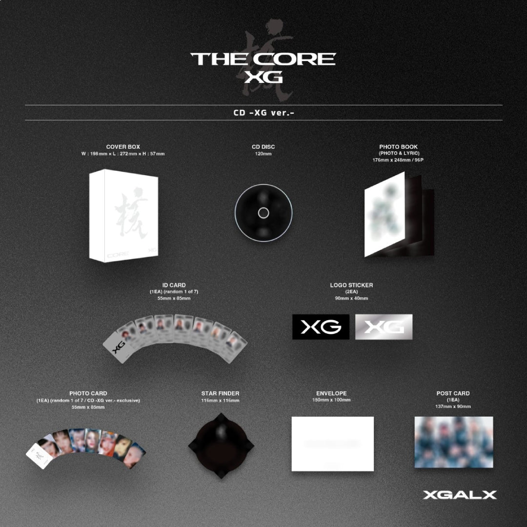 ALPHAZ LIMITED】【XG ver. (CD / VINYL) COMPLETE SET】THE CORE -核