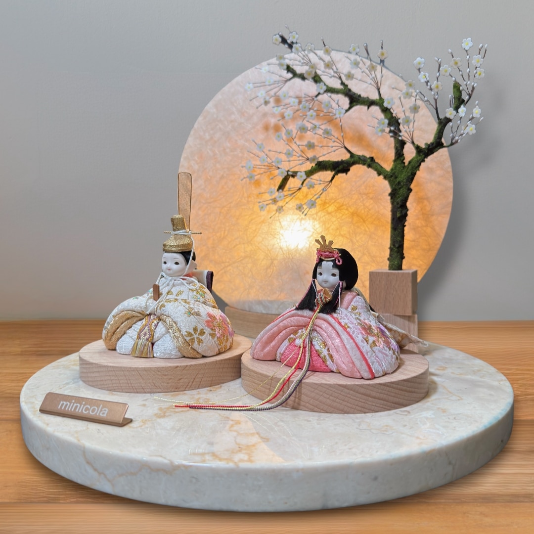 小さなかわいいミニ雛人形のminicola（みにこら）
