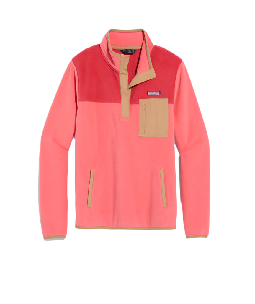 Vineyard Vines Womens Harbor Fleece 1/4 Snap Sweater – ShopCGX