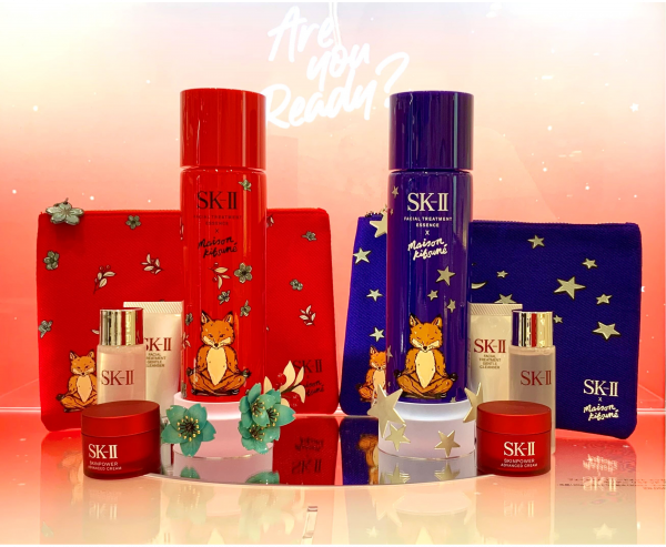 今年のSK-II は人気ファッションブランド『メゾンキツネ』とのコラボ