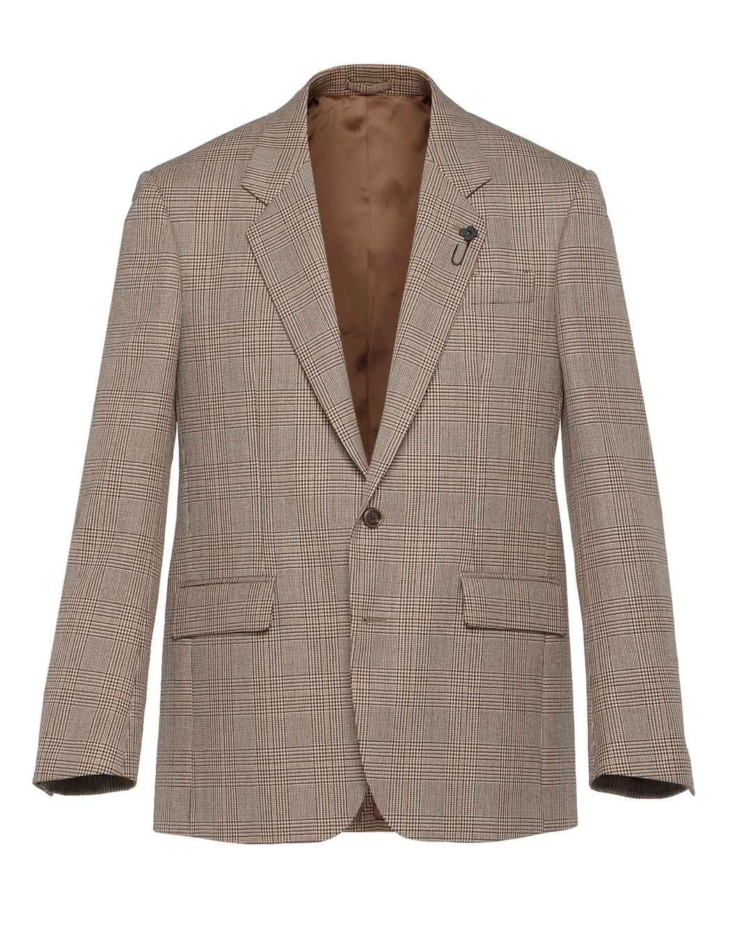 LARDINI》ハイツイストグレンチェックジャケット | ラルディーニ