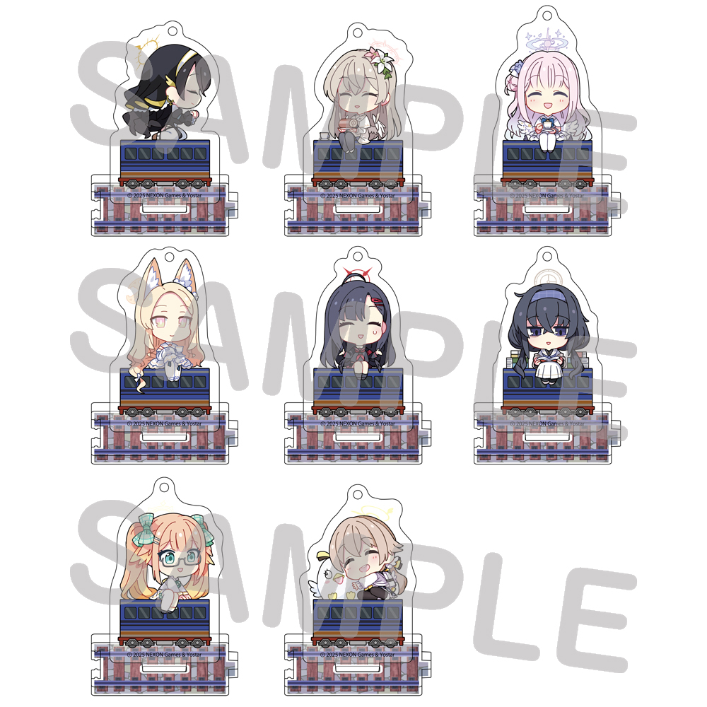 Yostar OFFICIAL SHOP ONLINE / 連結ちょい乗りアクリルキーホルダー D