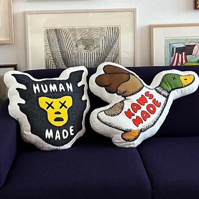 クッション・座布団 HUMAN MADE X KAWS Made Cushion #1 White