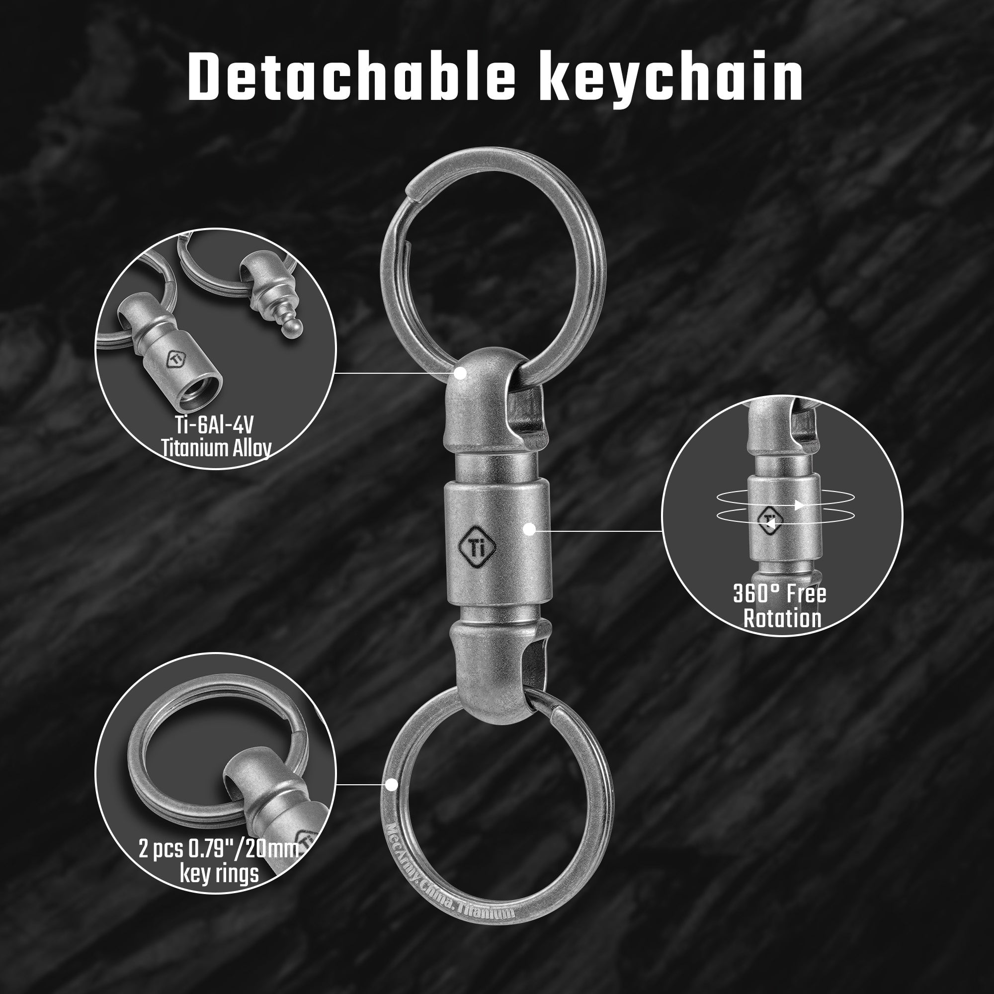 MecArmy CH24 Detachable Key Ring Connector