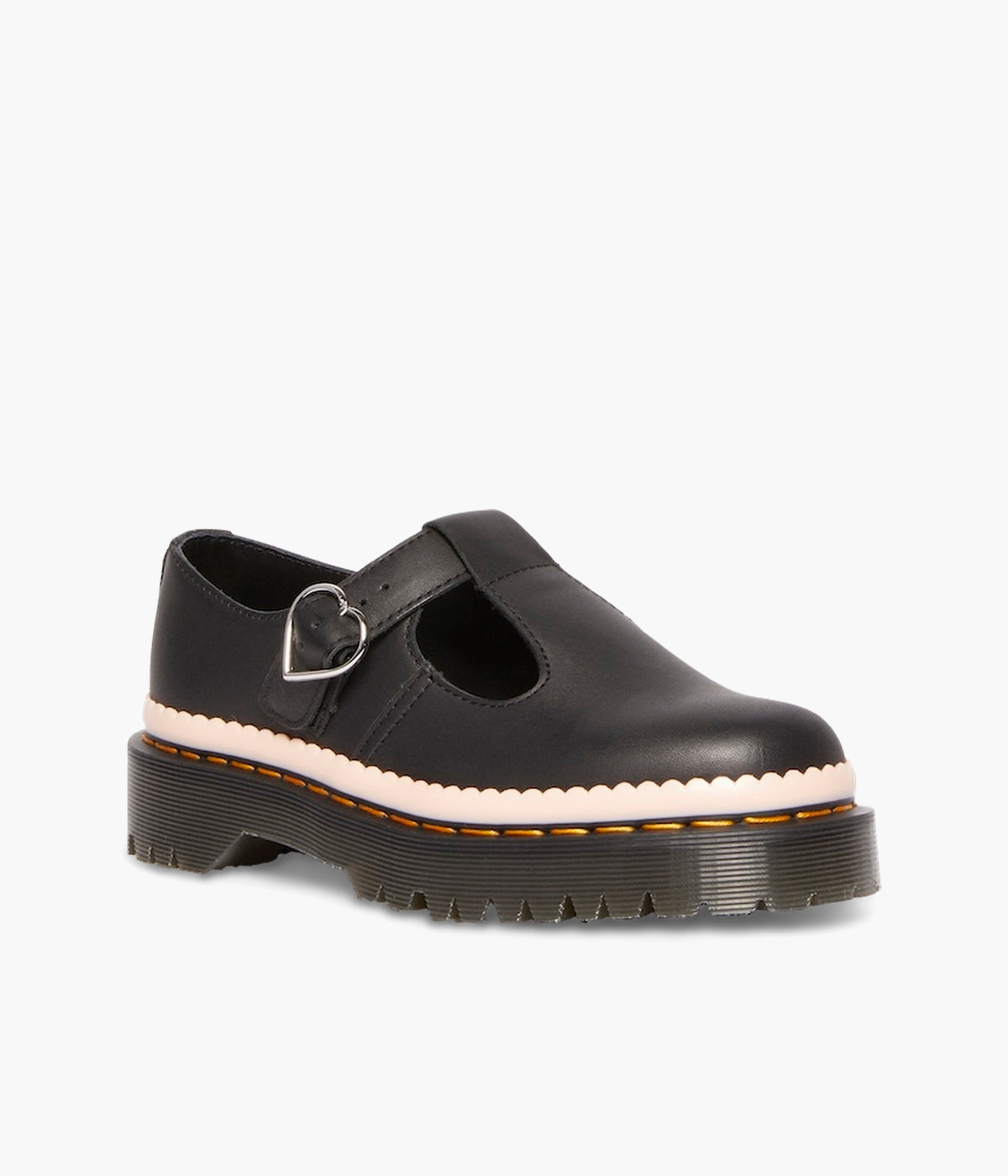 Dr. Martens Polley Bex Mary Jane in Nappa Leather | Black | NEON
