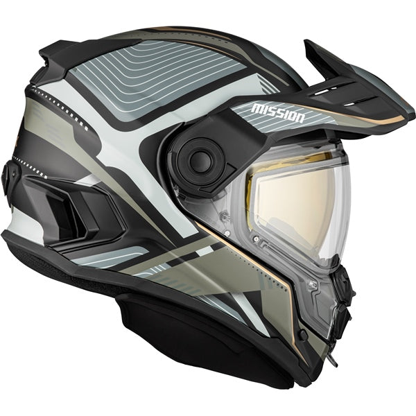 CKX Mission AMS Verve Snowmobile Helmet w/ Electric Shield – Port