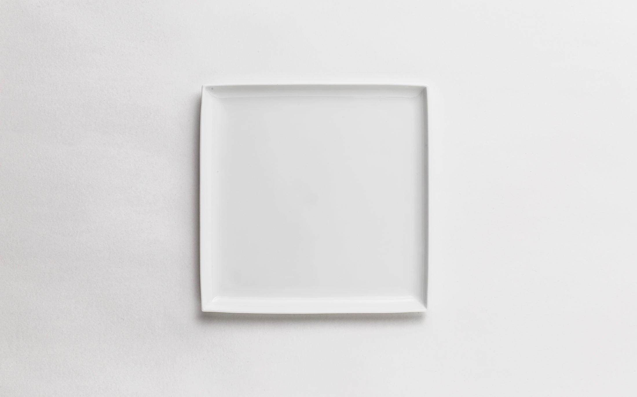 Yamabuki - 白磁 - 正角皿