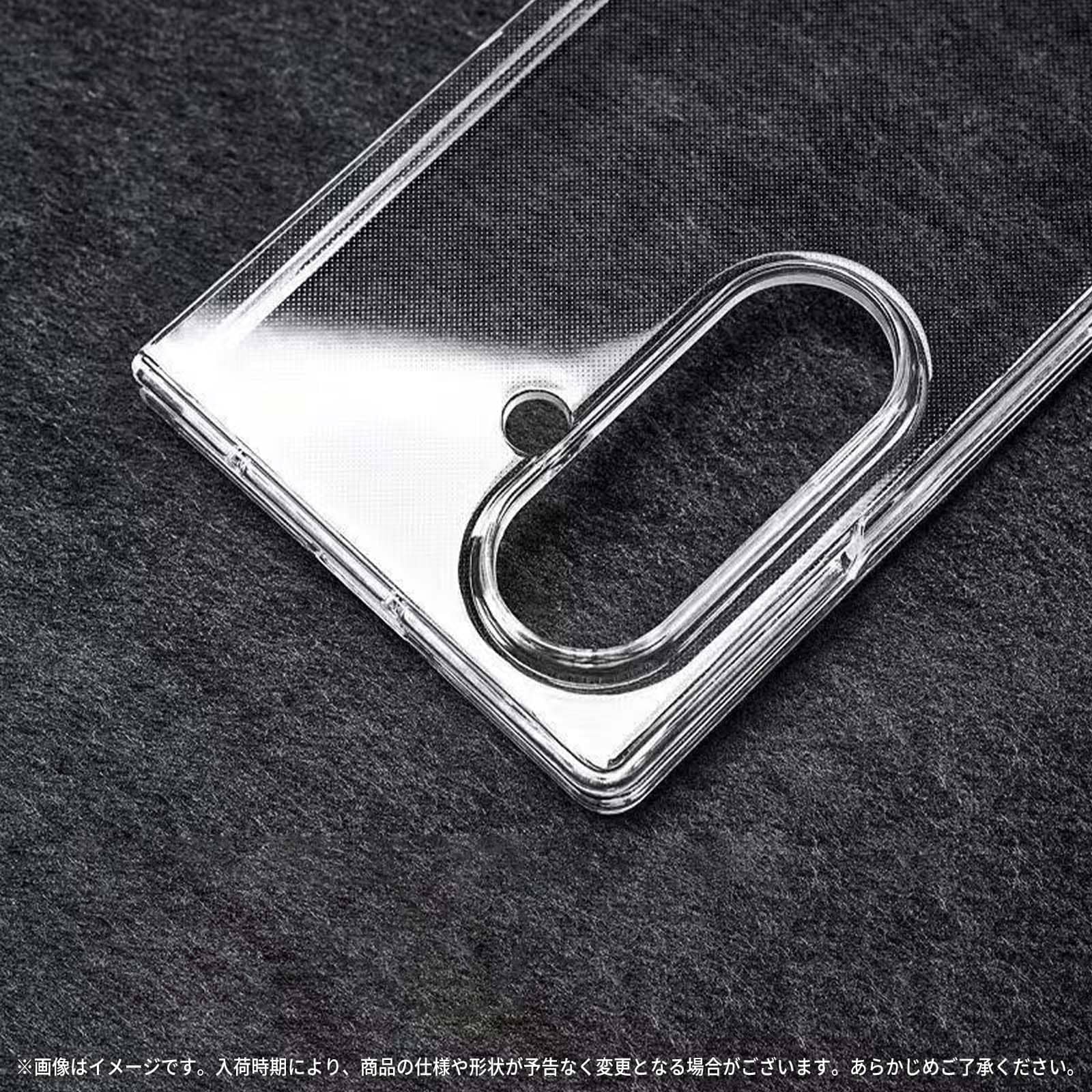 Galaxy Z Fold7 クリアケース 透明ケース 耐衝撃 衝撃吸収