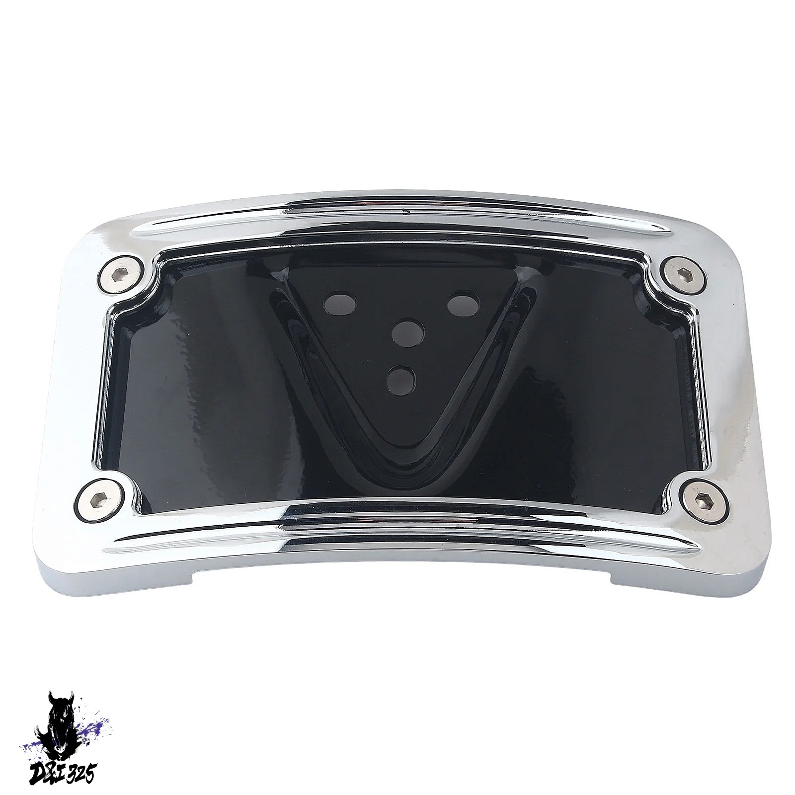 互換品】 ハーレー FX FL XL FXR FXD 4インチX7インチ 3穴湾曲