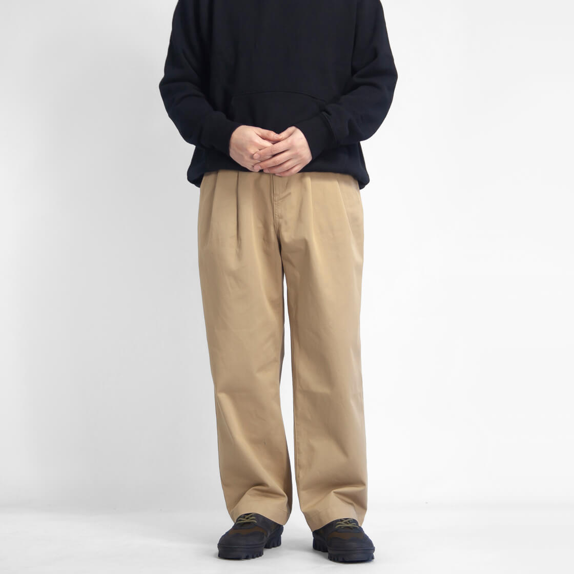 HAVE A GOOD DAY（ハブアグッドデイ） ワイドチノパンツ タックパンツ