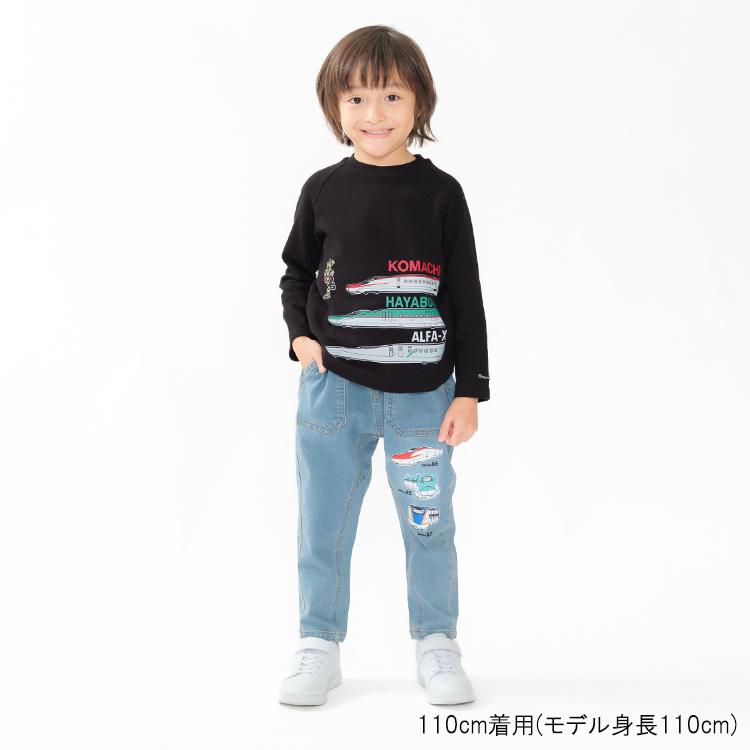 moujonjon（ムージョンジョン） 【子供服】 リップルフライス新幹線