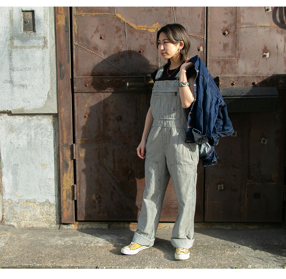 Carhartt（カーハート） オーバーオール ヒッコリー レディース 103042