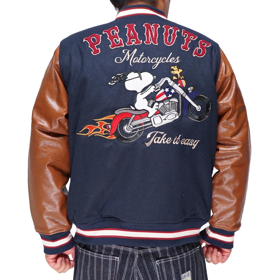 Flag staff（フラッグスタッフ） スヌーピー コラボ スタジャン