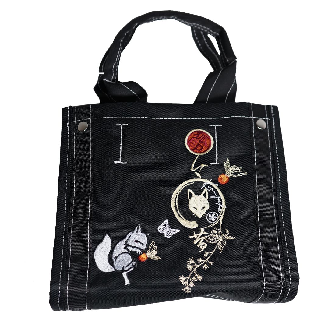 今昔 こんじゃく 狐 きつね 和柄 トート バッグ BAG 鞄 メンズ 参丸一