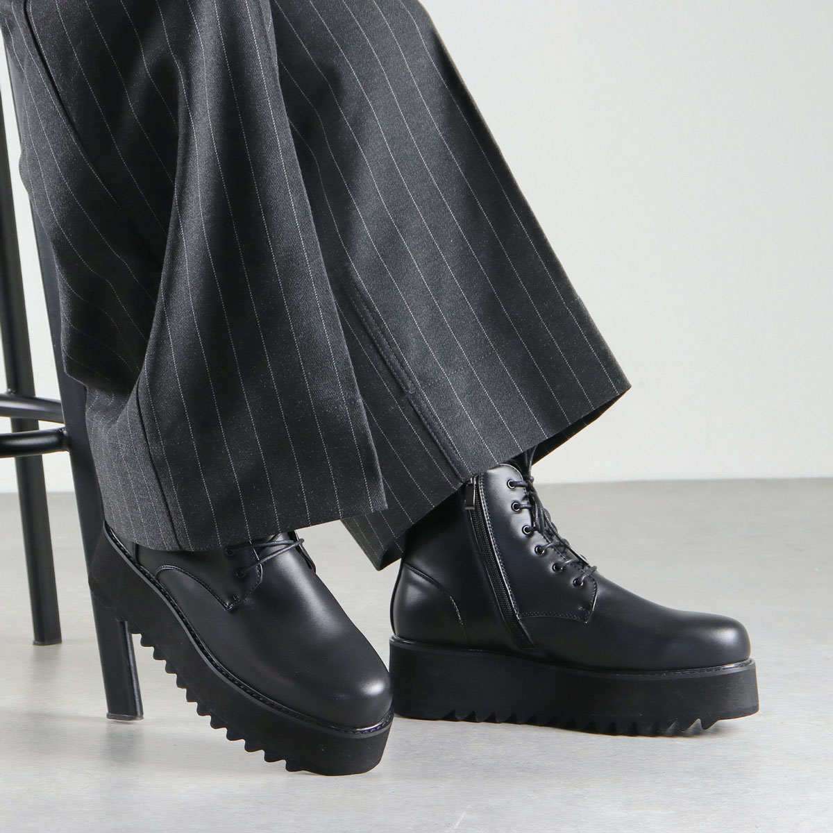 LOVEHUNTER（ラブハンター） ブーツ メンズ ショート 厚底 6cmヒール