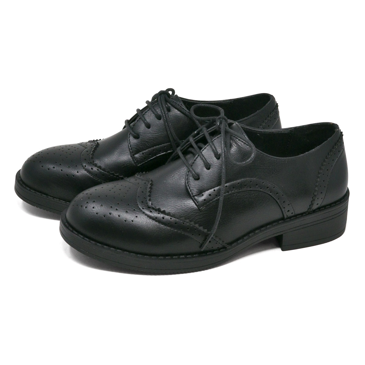 AAA+（サンエープラス） オックスフォードシューズ レディース 革靴