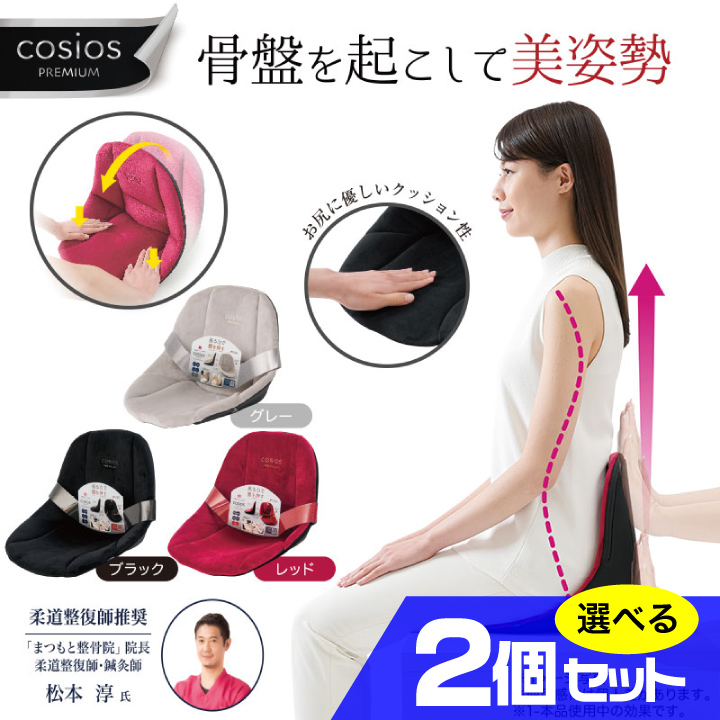 ボードクッション cosios PREMIUM コシオスプレミアム 姿勢矯正 腰