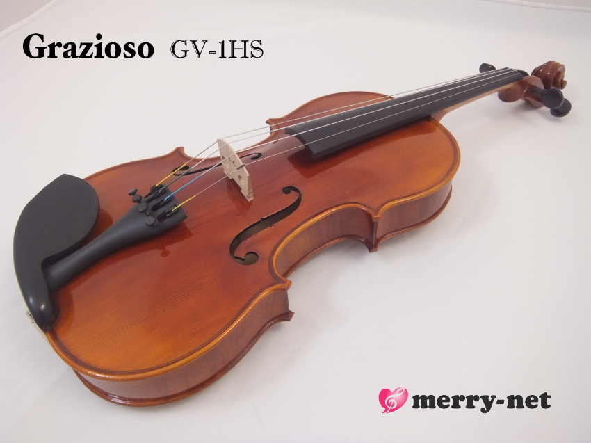 Grazioso GV-1HS 4/4 バイオリン 4点セット : 楽器のことならメリー