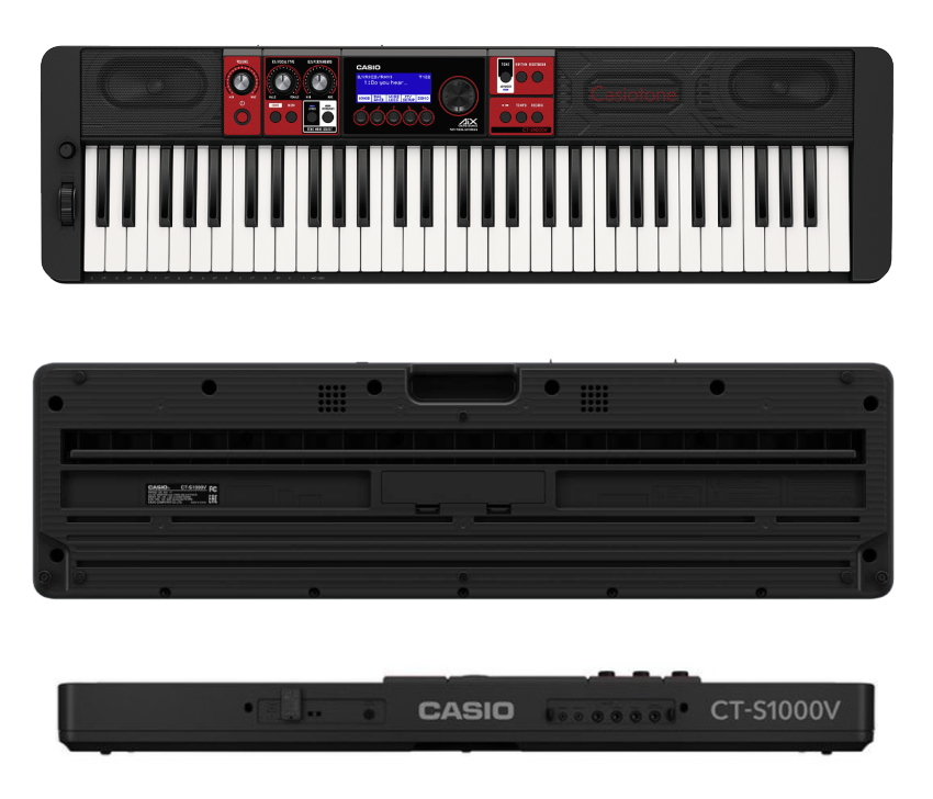 CASIO（カシオ） CASIO 61鍵盤キーボード CT-S1000V「持ち運びやすい