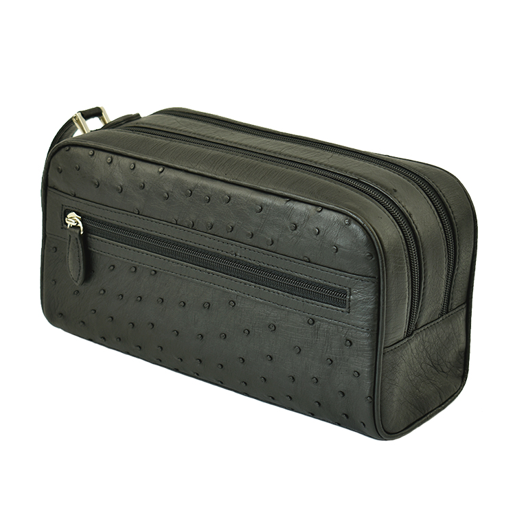 オーストリッチ 本革 セカンドバッグ メンズ ダチョウ レザー クラッチ