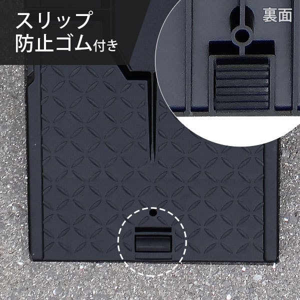 ミナト ワイド型 カースロープ 2個セット PCR-2.5A-2P (耐荷重2.5t/幅