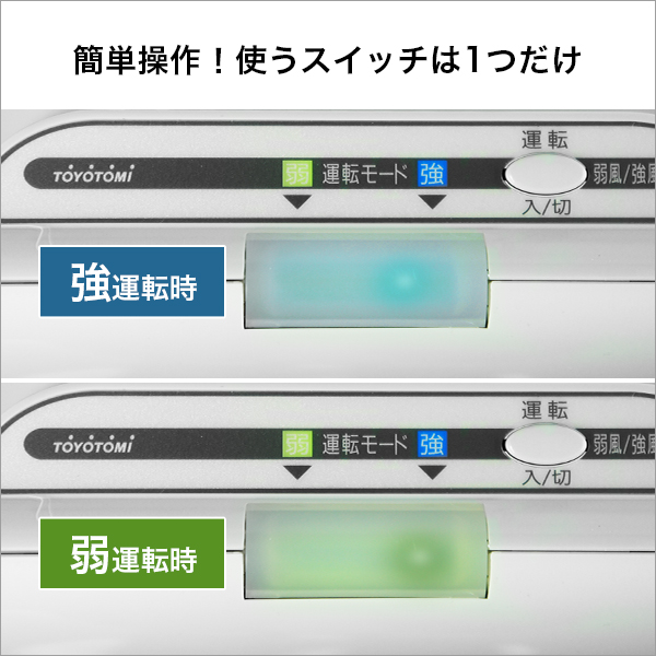 TOYOTOMI（トヨトミ） 日本製 空気清浄機 AC-V20P(W) (PM2.5対応