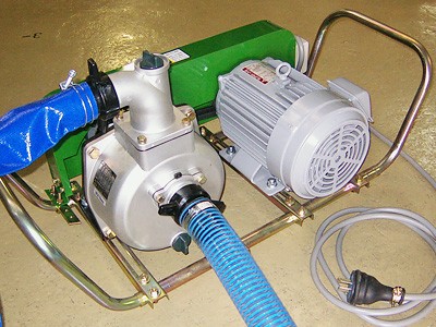 工進（KOSHIN） ベルト掛け自吸式ポンプ SU-50V (2インチ)本体