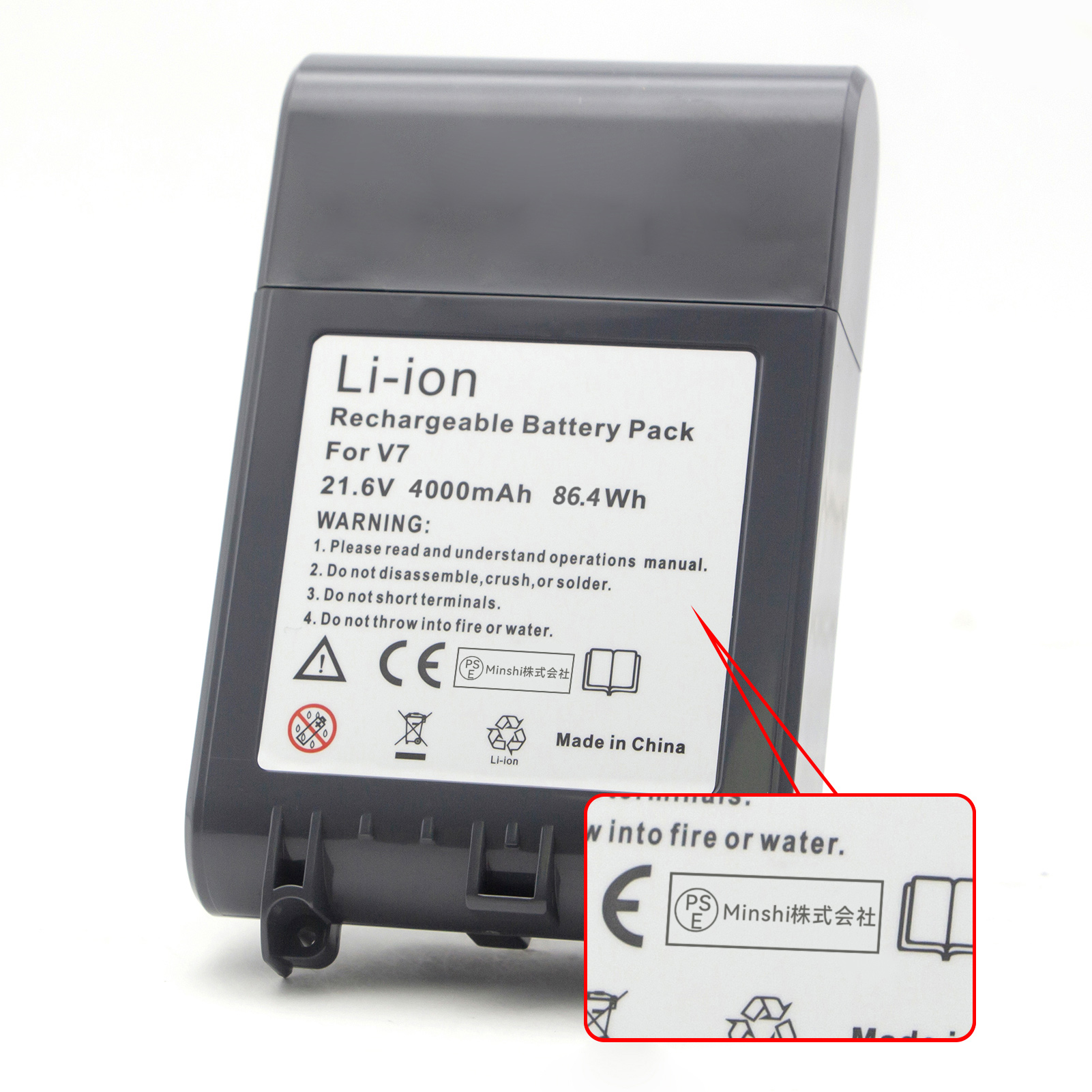 v7 進化版 ダイソン 1年保証 dyson V7 sv11 交換バッテリー Dyson