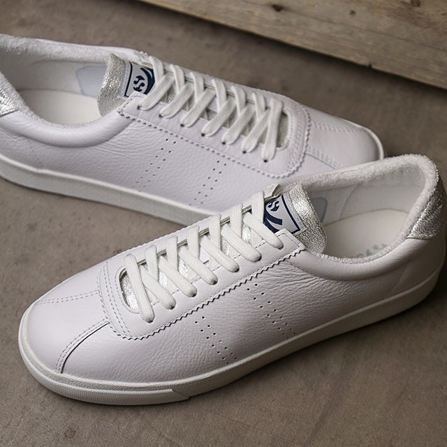 SUPERGA（スペルガ） スニーカー ラメ レザーコンビ 2843-COMFLEALAMEW