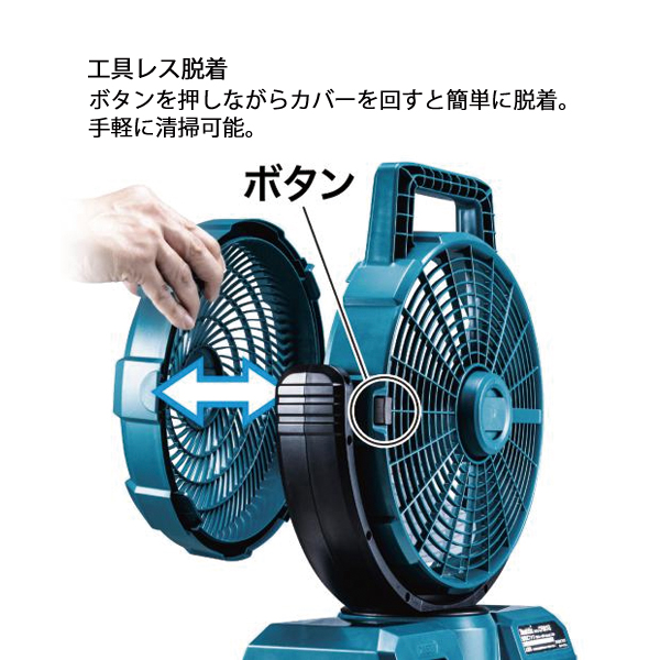 マキタ（makita） 40Vmax 充電式ファン 本体のみ CF001GZ 工具 防災