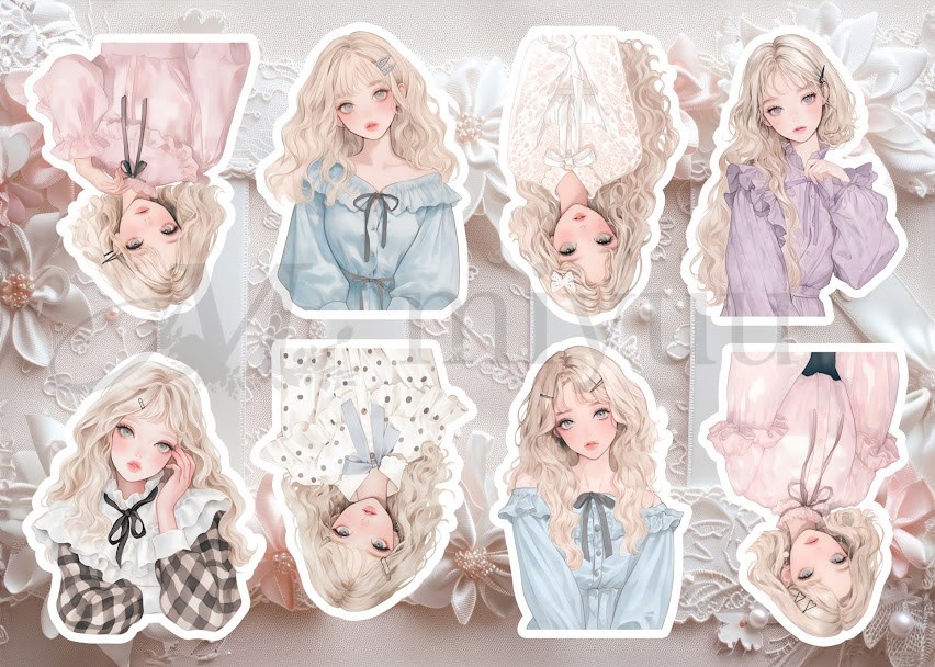 コラージュシート デザインペーパー a4 素材紙 コラージュ素材 セット