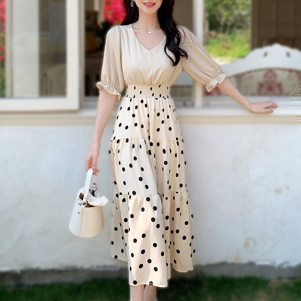 ワンピース 春 夏 きれいめ 大人 レディース キャンディスリーブ