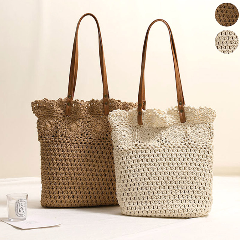 トートバッグ かご A4 レディース 大きめ かごバッグ トート 鞄 肩掛け