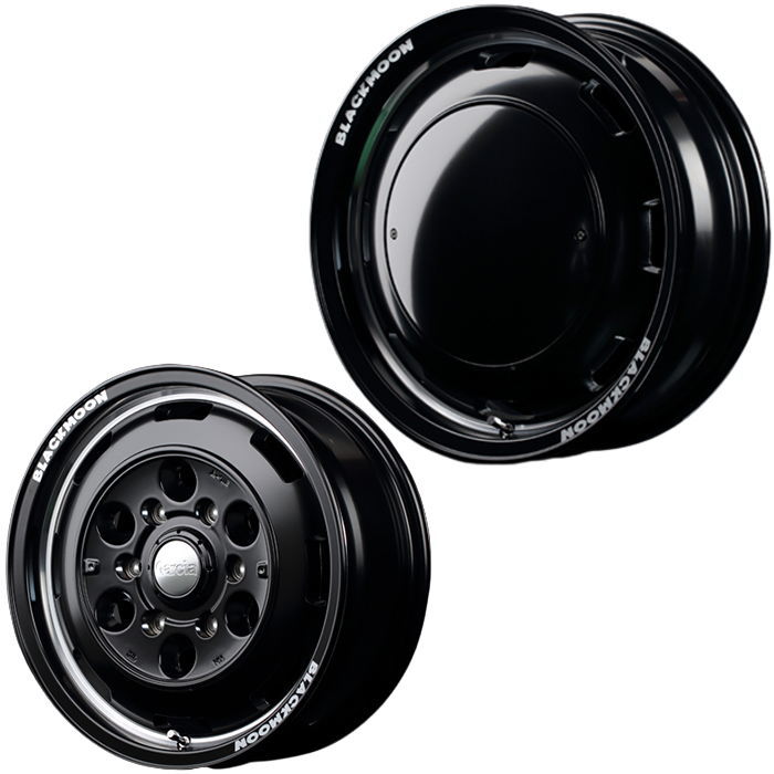 マルカサービス 14インチ 4穴 100 4.5J ガルシア シスコ ブラック