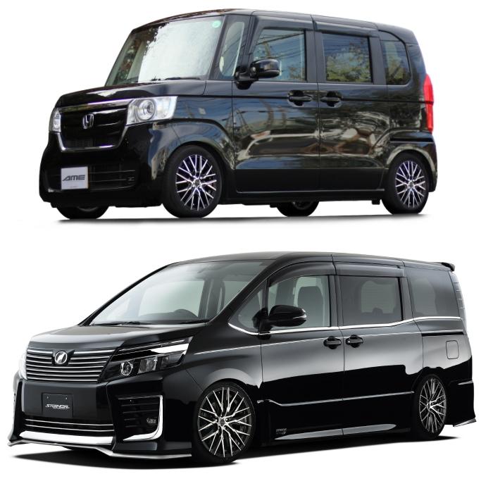 共豊 19インチ 5穴 114.3 8.5J/9.5J シュタイナー CVX ブラック