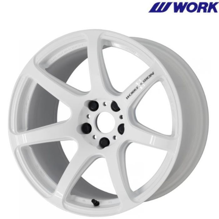WORK 15インチ 4穴 100 5J WORK EMOTION T7R ホワイト ホイール単品 4