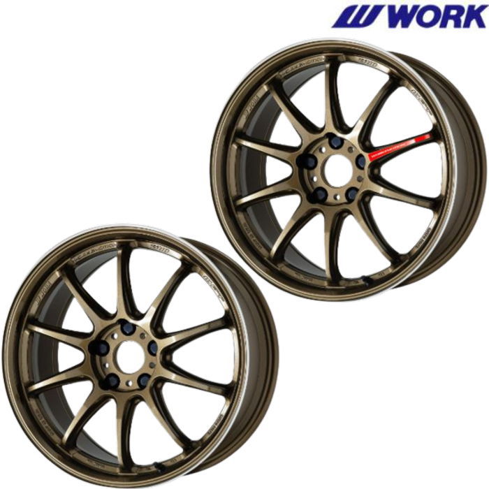 WORK 15インチ 4穴 100 6J WORK EMOTION ZR10 チタンダイヤリップ