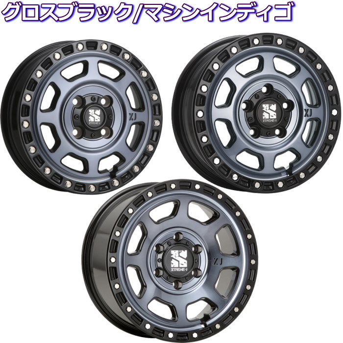 MLJ 12インチ 4穴 100 4B XTREME-J XJ07 サテンブラックorマット