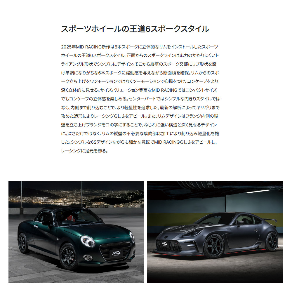 マルカサービス MID RACING MIDレーシング R06 (4本セット) 4/100 15x5