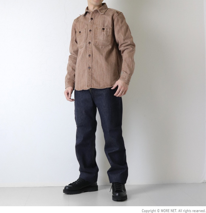 STUDIO D'ARTISAN（ステュディオ・ダ・ルチザン） 柿渋デニムシャツ