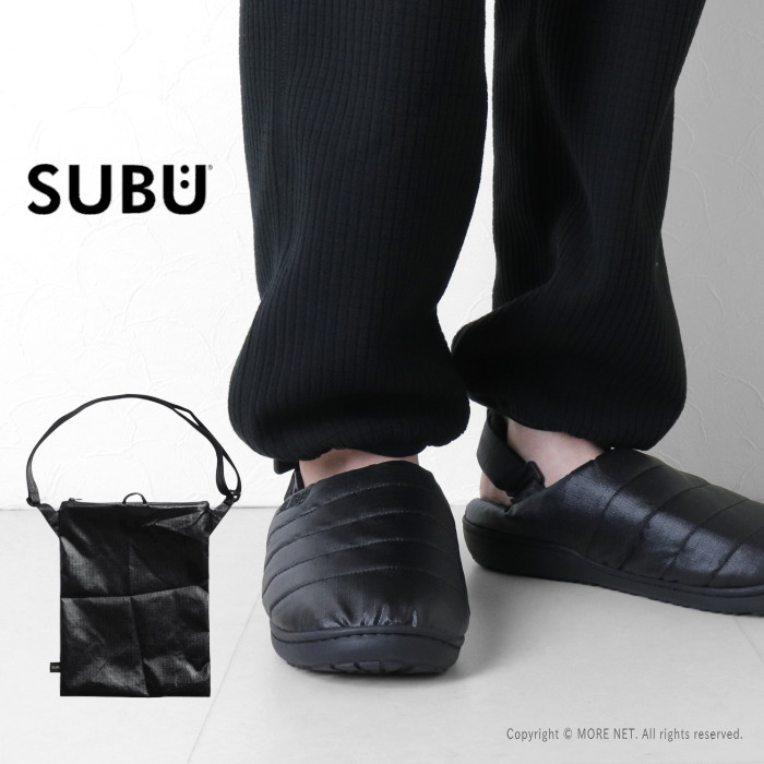 SUBU（スブ） ヒールプラスウィンターサンダル DOTS +H XENO BLACK