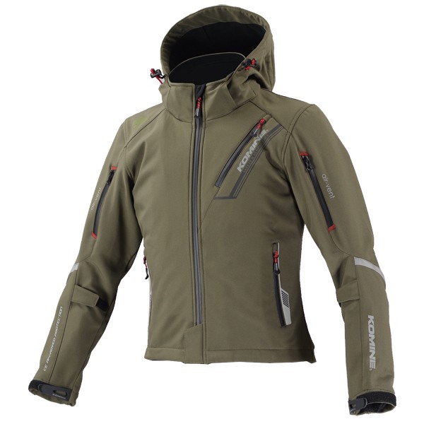 コミネ（Komine） JK-579 プロテクト ソフトシェル ウィンターパーカ