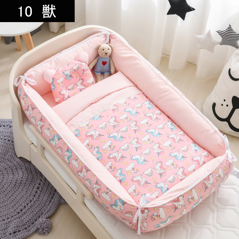 ベビーベッド 折りたたみ 赤ちゃん 4点セット ベッドインベッド ベビー