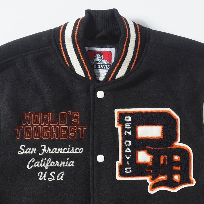 BEN DAVIS（ベンデイビス） セール スタジャン 中綿 切替 フェイク