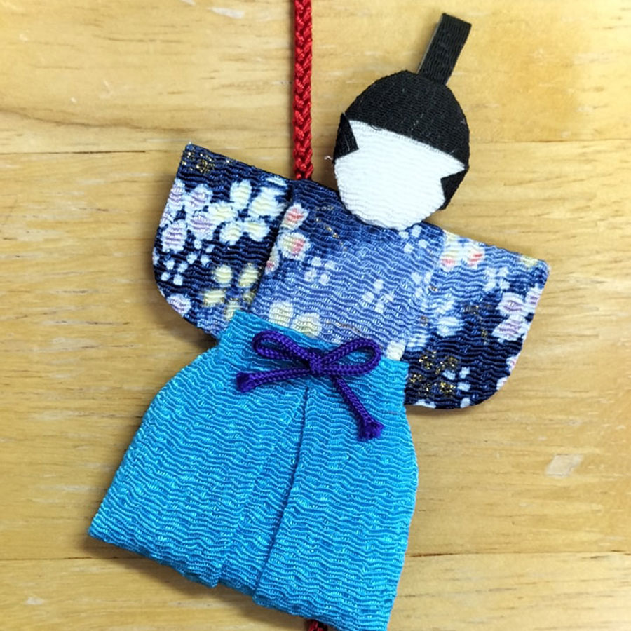 つるし飾りキット・年中風物下げもん飾り〈7連つるし雛〉 : 布がたり