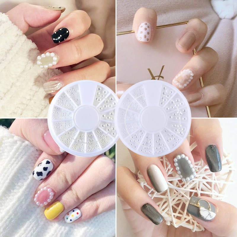 パールストーン ケース付 ネイルパーツ ハンドメイド 真珠 ネイル