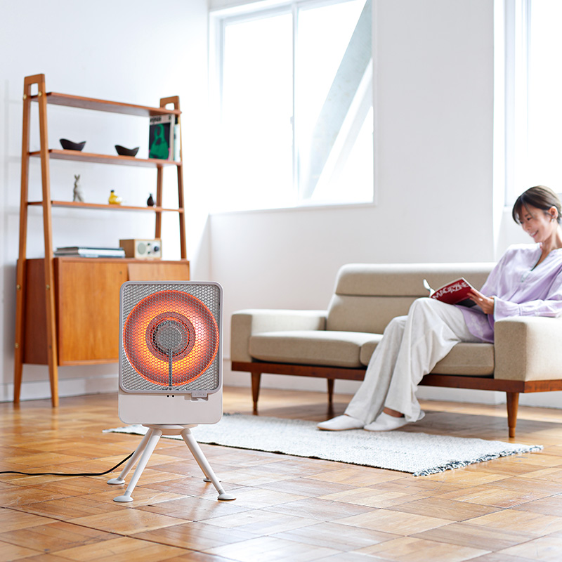 シロカ ヒーター SH-LF151 暖房 省エネ コンパクト首振り チャイルド