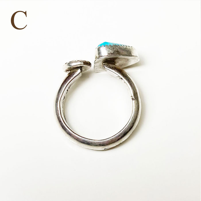 ヴィンテージ インディアンジュエリー ターコイズ＆アポロコンチョ