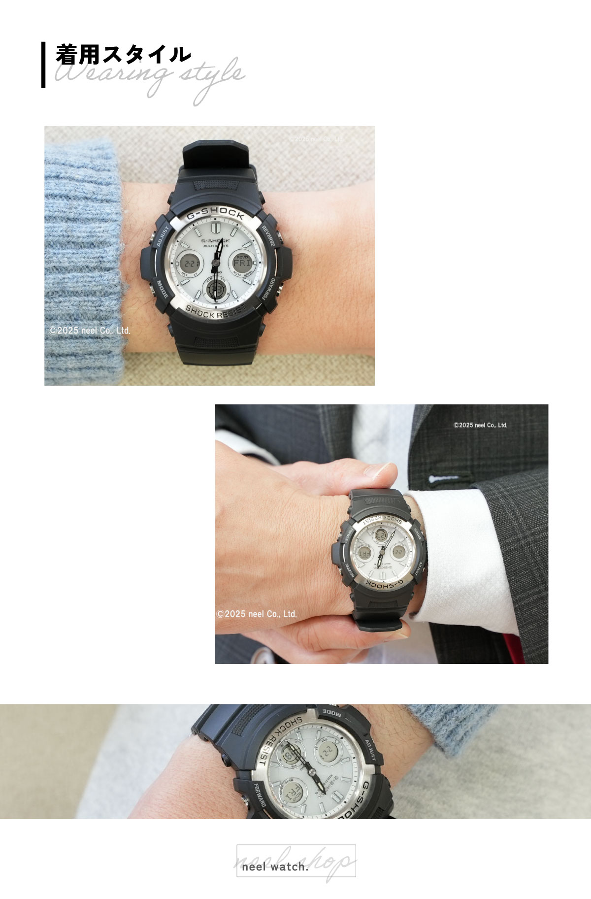 G-SHOCK Gショック 電波ソーラー 腕時計 メンズ 黒 ブラック AWG-M100S